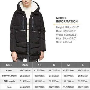 Orolay Black Ski & Snow Jacket for Women